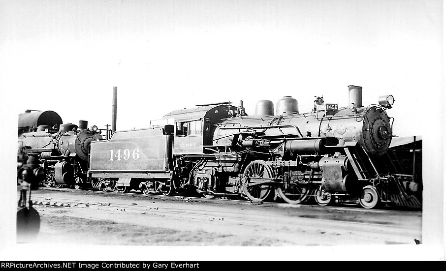 ATSF 4-4-2 #1496 - Atchison, Topeka & Santa Fe